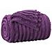 Coperte da Pile 6 pcs Viola 240 x 220 cm Panno - Foto miniatura 4