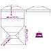 Sostituzione Copertura Gazebo Trasparente 400 x 300 x 32 cm PVC - Foto miniatura 9