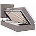 Letto con contenitore e LED Talpa 90 x 200 cm Poliestere - Foto miniatura 1