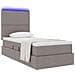 Letto con contenitore e LED Talpa 90 x 200 cm Poliestere - Foto miniatura 3