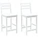 Sedie da pranzo 2 pcs Bianco 40 x 47,5 x 99,5 cm - Foto miniatura 1