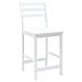 Sedie da pranzo 2 pcs Bianco 40 x 47,5 x 99,5 cm - Foto miniatura 4