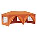 Tenda per feste a pop-up 575 x 288 x 245 cm Arancione - Foto miniatura 1