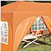 Tenda per feste a pop-up 575 x 288 x 245 cm Arancione - Foto miniatura 3
