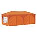 Tenda per feste a pop-up 575 x 288 x 245 cm Arancione - Foto miniatura 4