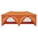 Tenda per feste a pop-up 575 x 288 x 245 cm Arancione - Foto miniatura 6