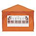 Tenda per feste a pop-up 575 x 288 x 245 cm Arancione - Foto miniatura 7