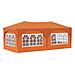 Tenda per feste a pop-up 575 x 288 x 245 cm Arancione - Foto miniatura 8