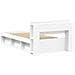 Telaio del letto con storage con testiera Bianco 90 x 190 cm - Foto miniatura 5