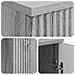 Scrivania Grigio Sonoma 142,5 x 50 x 75 cm Legno ingegnerizzato - Foto miniatura 7