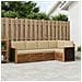Set divano sezionale con cuscino 4 pcs Naturale - Foto miniatura 2