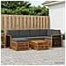 Set divano sezionale con cuscino 6 pcs Naturale e Antracite - Foto miniatura 2