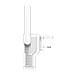 N300 Mesh Wi-Fi Range Extender, RE300 1.0 Ripetitore di rete Bianco 10, 100 Mbit /s - Foto miniatura 3
