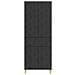 Set di armadi 2 pcs Nero Legno ingegnerizzato - Foto miniatura 4