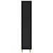Set di armadi 2 pcs Nero Legno ingegnerizzato - Foto miniatura 5