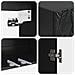 Set di armadi 2 pcs Nero Legno ingegnerizzato - Foto miniatura 7