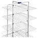 Stendibiancheria a torre Polo Vip 40 3 ripiani con ruote 71x71x168h - Foto miniatura 2
