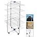Stendibiancheria a torre Polo Vip 40 3 ripiani con ruote 71x71x168h - Foto miniatura 4