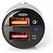 Caricabatterie per Auto Quick Charge 3.0 con 2 porte 3 ampere - Foto miniatura 5