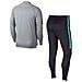 2018-2019 Barcelona Squad Knit Tracksuit (wolf Grey) - Medium 38-40 \ inch Chest (96-104cm) - Foto miniatura 2