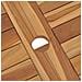 Tavolo Pieghevole Da Giardino 120x70x75 Cm In Legno Di Teak - Foto miniatura 6