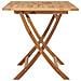 Tavolo Pieghevole Da Giardino 120x70x75 Cm In Legno Di Teak - Foto miniatura 7