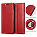 Custodia Compatibile Con Zte Nubia N2 In Rosso Mela - Coperchio Protettiva Con Chiusura Magnetica, Funzione Stand E Tasca Per Le Carte - Foto miniatura 7