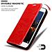 Custodia Compatibile Con Zte Nubia N2 In Rosso Mela - Coperchio Protettiva Con Chiusura Magnetica, Funzione Stand E Tasca Per Le Carte - Foto miniatura 2