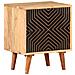 Comodino 40x30x50 cm in Legno Massello di Acacia - Foto miniatura 1
