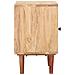 Comodino 40x30x50 cm in Legno Massello di Acacia - Foto miniatura 5