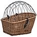 Cestino Posteriore Bici e Copertura 55x31x36cm Salice Naturale - Foto miniatura 4