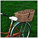 Cestino Posteriore Bici e Copertura 55x31x36cm Salice Naturale - Foto miniatura 1
