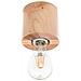 Downlight Da Superficie Flush Light In Legno Naturale E27 - Foto miniatura 3