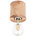 Downlight Da Superficie Flush Light In Legno Naturale E27 - Foto miniatura 1