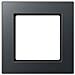 AC 584 BF ANM Antracite placca per interruttori e coperchio per presa - Foto miniatura 1
