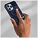 Cover Iphone 13 Pro Max Anti-urto Ibrida Anello Funzione Supporto Blu Notte - Foto miniatura 4