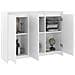 Credenza Bianca 102x33x75 cm in Truciolato - Foto miniatura 2