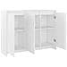 Credenza Bianca 102x33x75 cm in Truciolato - Foto miniatura 4