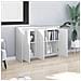 Credenza Bianca 102x33x75 cm in Truciolato - Foto miniatura 6