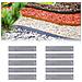 Set Di 20 Bordure Per Aiuole 13,5 Cm X 120 Cm | Aiuole Giardino | Cordoli Per Aiuole - Foto miniatura 1