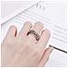 Anello Antistress Con Sfere Girevoli Regolabili Argento Silver S - Foto miniatura 4