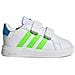 Gw6525 Grand Court 2.0 El K Sneakers Baby Bianco Bianco 27 - Foto miniatura 1