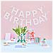 Ghirlanda Di Buon Compleanno Bianca 5 M - Foto miniatura 1