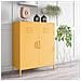 Cache Armadio A 2 Ante In Metallo Giallo - Foto miniatura 5
