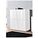 Credenza Pavel, Madia Da Cucina A 4 Ante, Buffet Da Soggiorno, 100% Made In Italy, Cm 120x43h126, Bianco Lucido - Foto miniatura 1