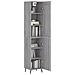 Credenza Grigio Sonoma 34,5x34x180 Cm In Legno Multistrato - Foto miniatura 3