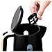 AWK2200BW bollitore elettrico 1,7 L 2200 W Nero, Legno - Foto miniatura 3