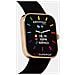 Smartwatch SWT-STC003 Bluetooth Cassa Goldrose 42 mm in Alluminio con Doppio Cinturino Nero e Bianco - Foto miniatura 2