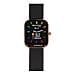 Smartwatch SWT-STC003 Bluetooth Cassa Goldrose 42 mm in Alluminio con Doppio Cinturino Nero e Bianco - Foto miniatura 3