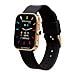 Smartwatch SWT-STC003 Bluetooth Cassa Goldrose 42 mm in Alluminio con Doppio Cinturino Nero e Bianco - Foto miniatura 1